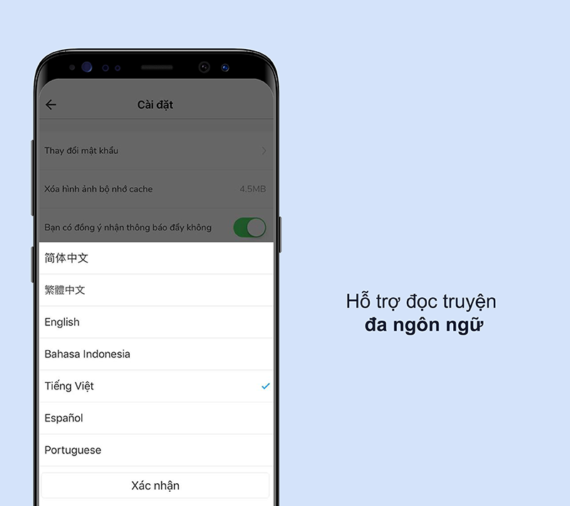 Ứng dụng hỗ trợ đọc truyện đa ngôn ngữ