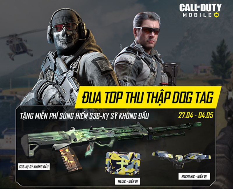 Đua TOP thu thập DOG TAG