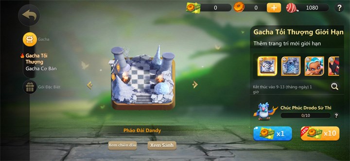 Mua bàn cờ Auto Chess