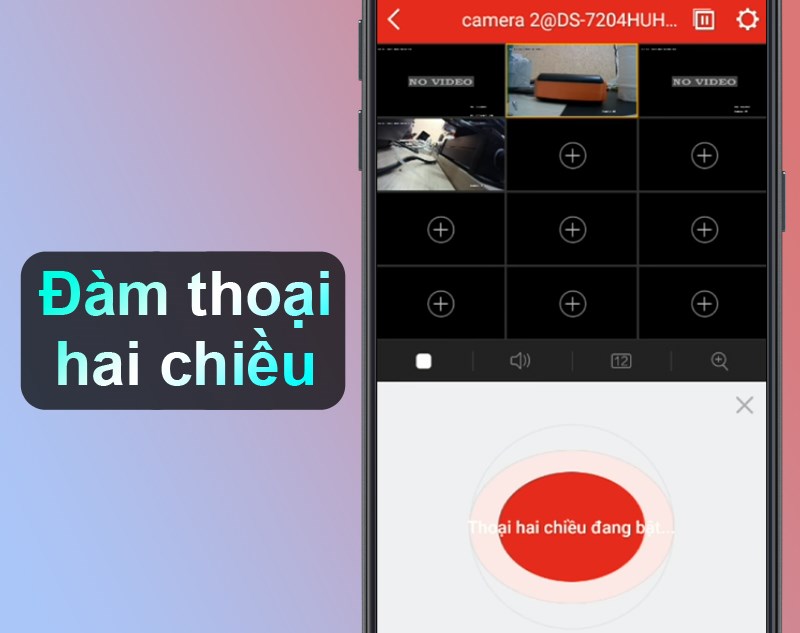 Hik-Connect gi&uacute;p người d&ugrave;ng c&oacute; thể trao đổi th&ocirc;ng tin hai chiều 