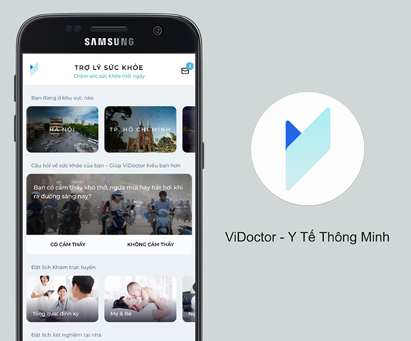 Ứng dụng ViDoctor- Y tế th&ocirc;ng minh