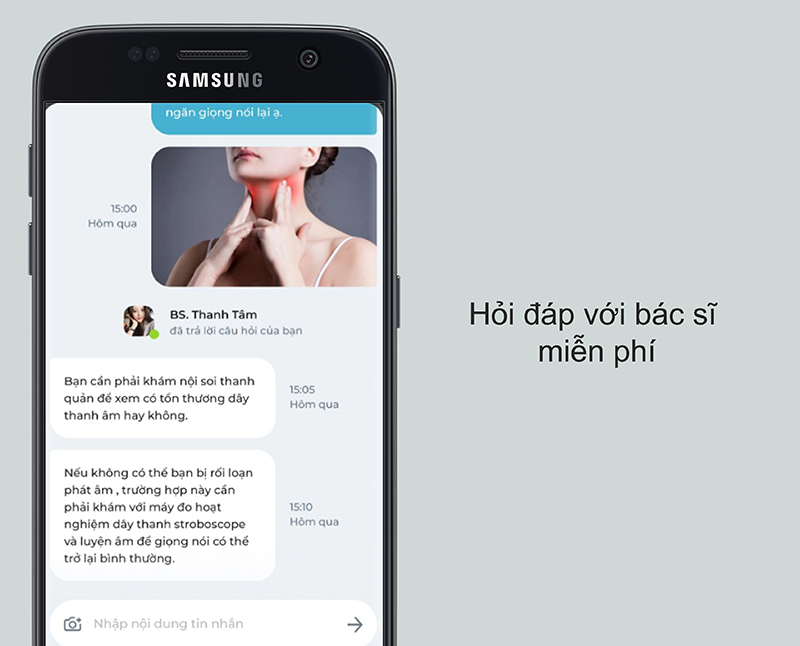 Hỗ trợ hỏi đ&aacute;p với b&aacute;c sĩ ho&agrave;n to&agrave;n miễn ph&iacute;