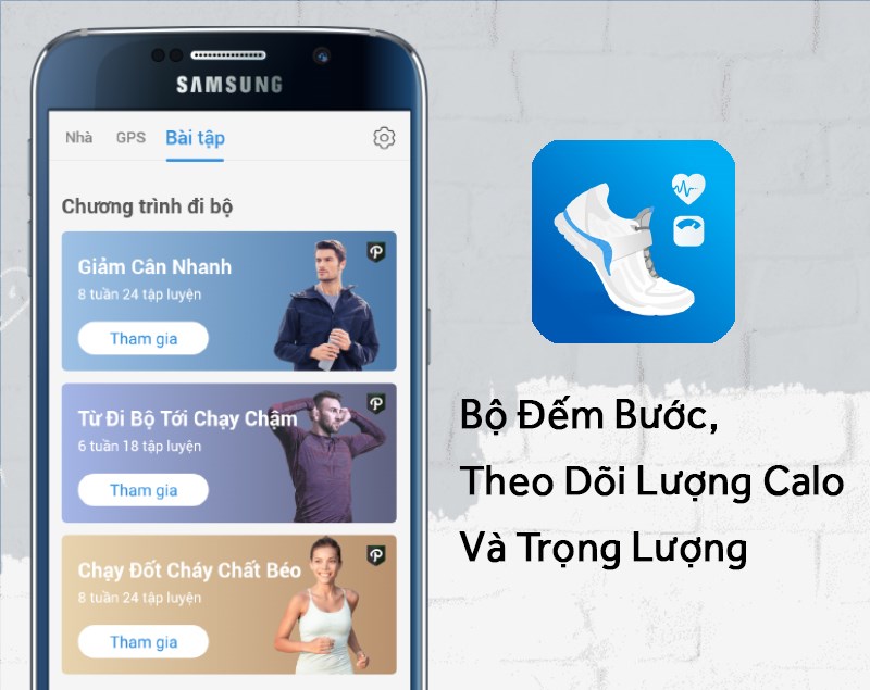Bộ Đếm Bước, Theo D&otilde;i Lượng Calo V&agrave; Trọng Lượng