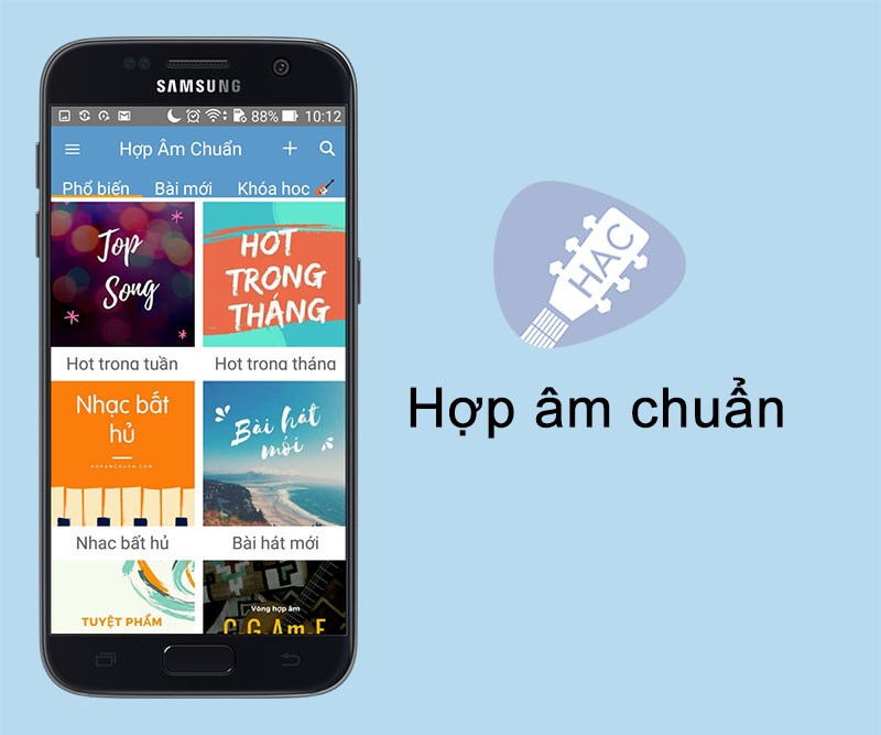 ứng dụng hợp âm chuẩn 