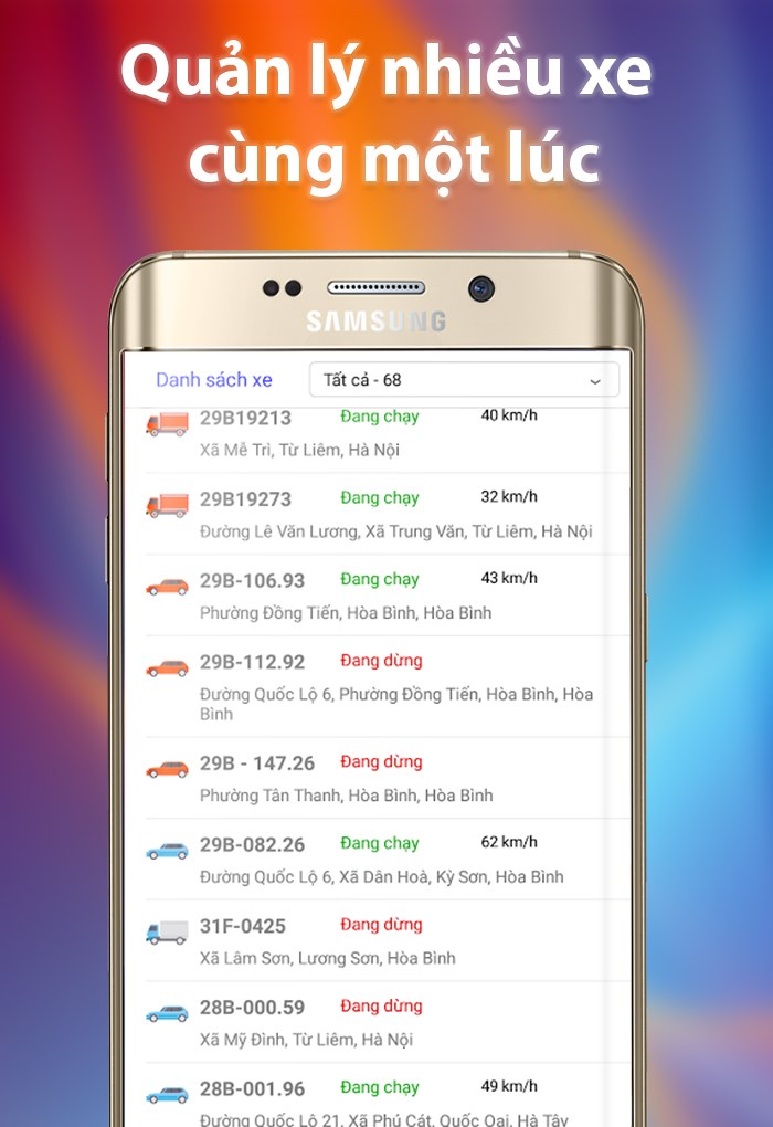 Giám sát nhiều ô tô cùng lúc