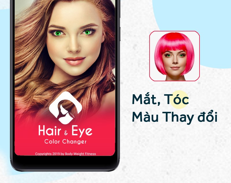 Mắt, Tóc Màu Thay đổi: Mắt Màu ảnh Biên tập viên