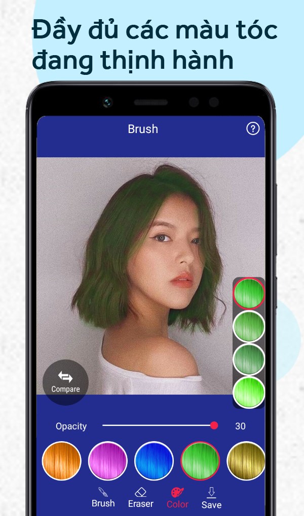 Đủ màu tóc đang thịnh hành hiện nay