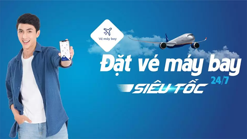 Đặt và thanh toán vé máy bay bằng ứng dụng BIDV Smart Banking