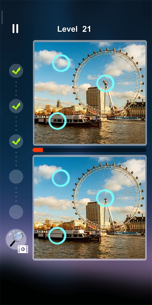 Tìm điểm khác biệt trong hai bức ảnh