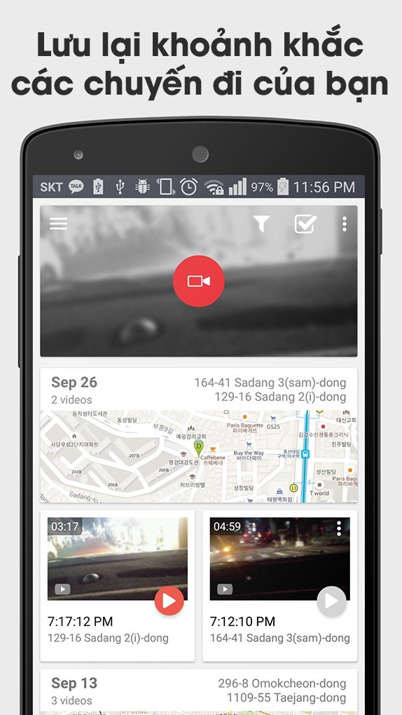 Lưu lại khoảnh khắc c&aacute;c chuyến đi của bạn