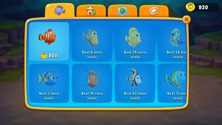 Mua c&aacute;c loại c&aacute; trong cửa h&agrave;ng Fishdom