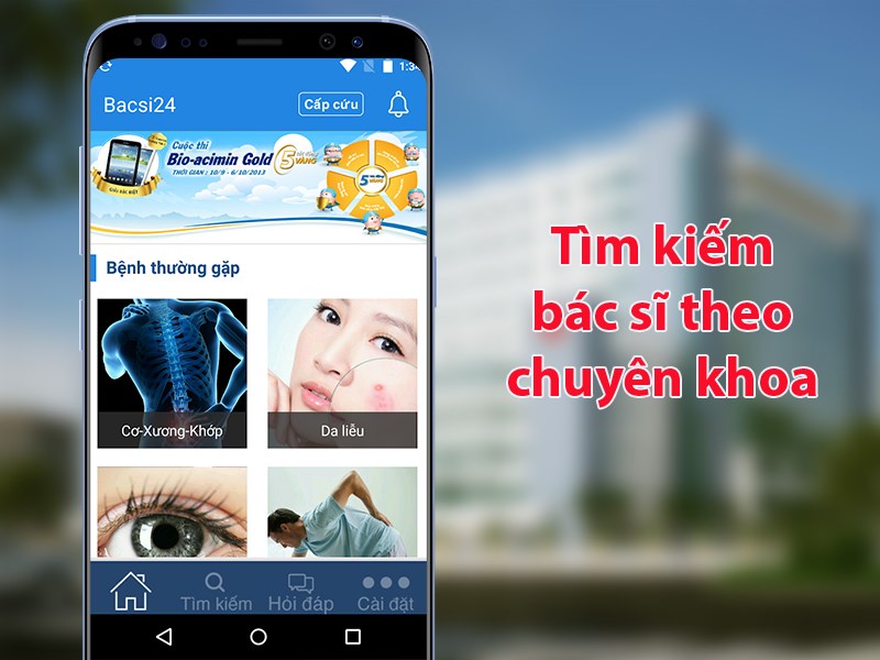 T&igrave;m kiếm b&aacute;c sĩ theo c&aacute;c chuy&ecirc;n khoa bệnh thường gặp.