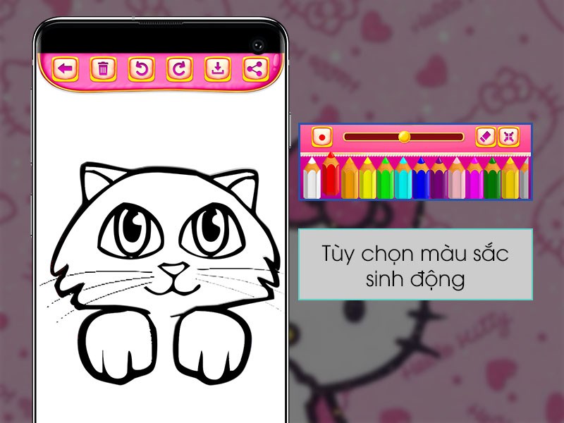 Tùy chọn 12 màu sắc sinh động