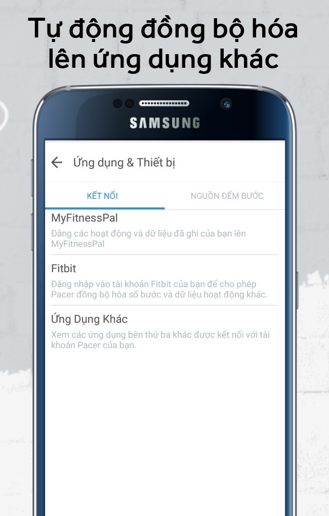 Cho ph&eacute;p đồng bộ dữ liệu l&ecirc;n ứng dụng kh&aacute;c