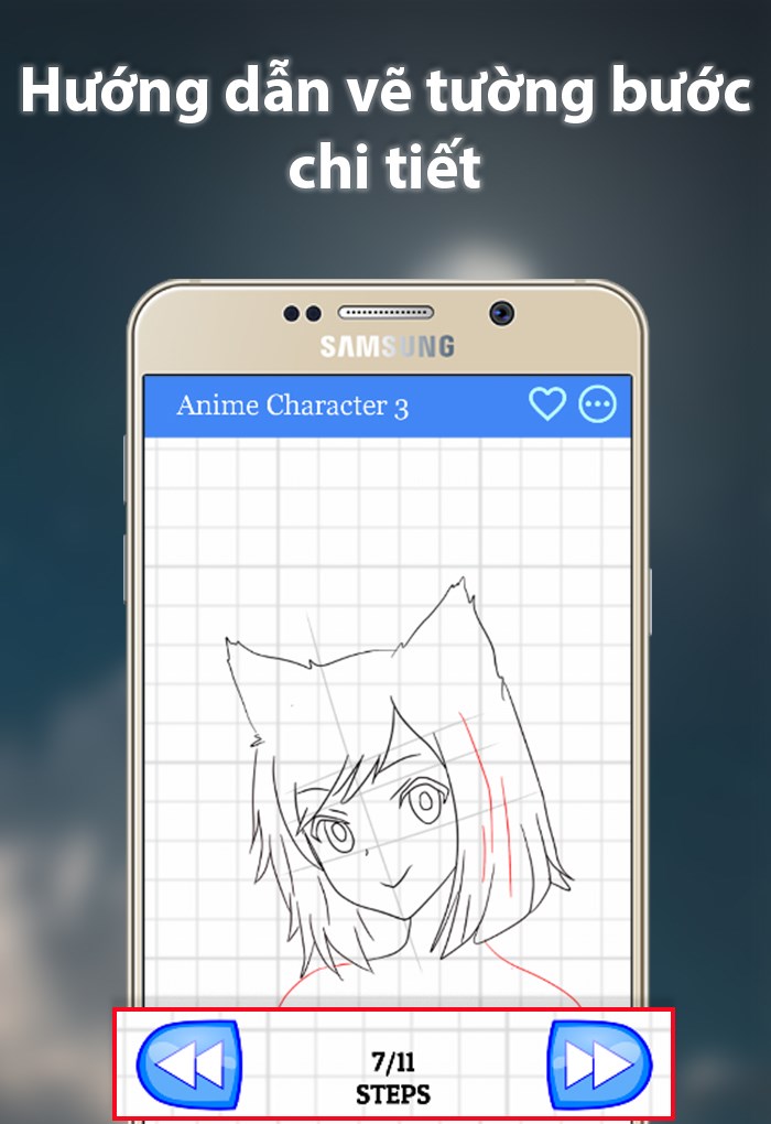 Hướng dẫn vẽ từng bước