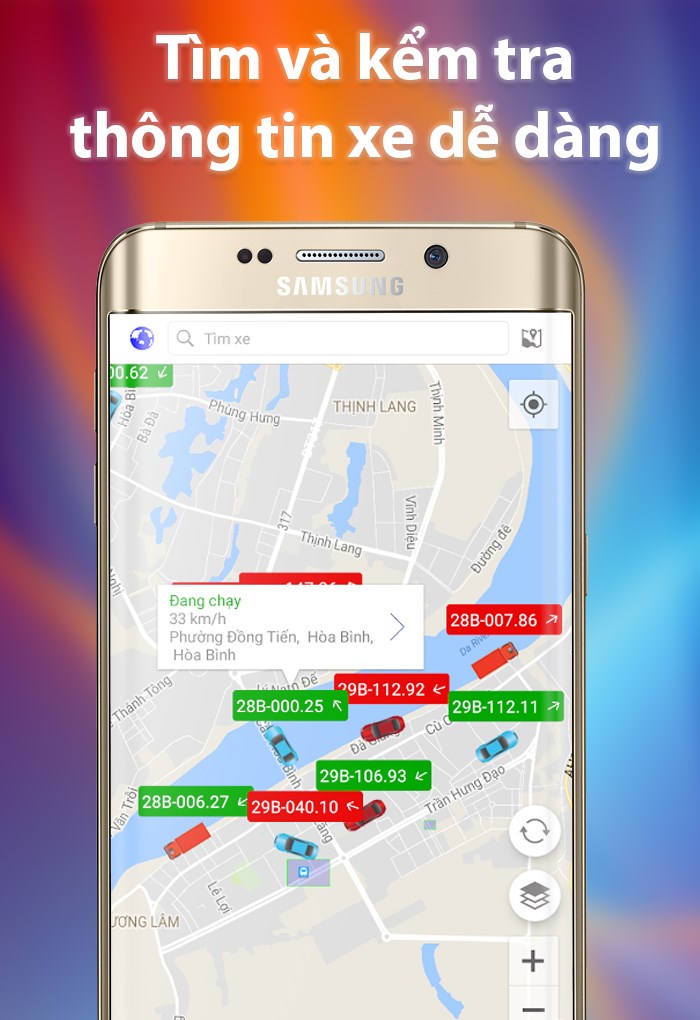 Tìm kiếm, kiểm tra thông tin hiện tại phương tiện