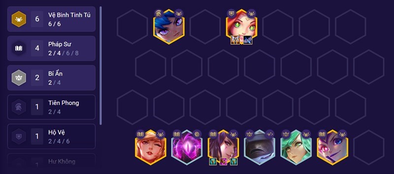 Đội h&igrave;nh Vệ Binh Tinh T&uacute;