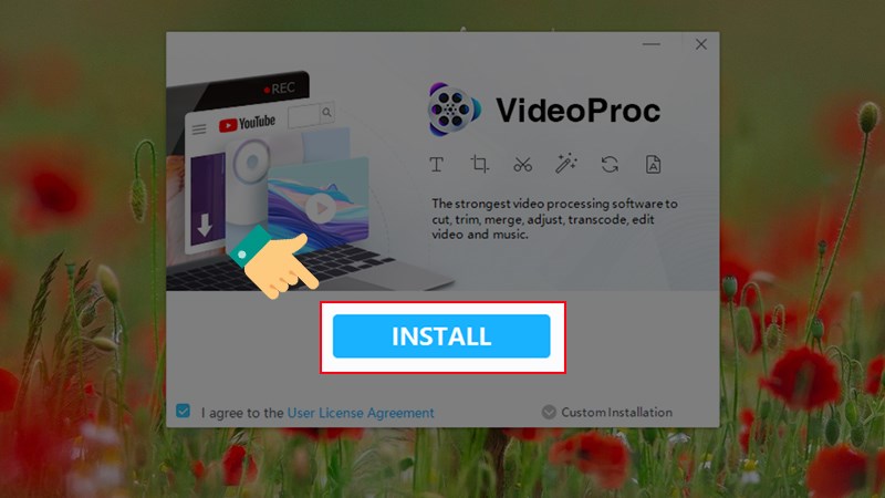 Chọn Install để cài đặt