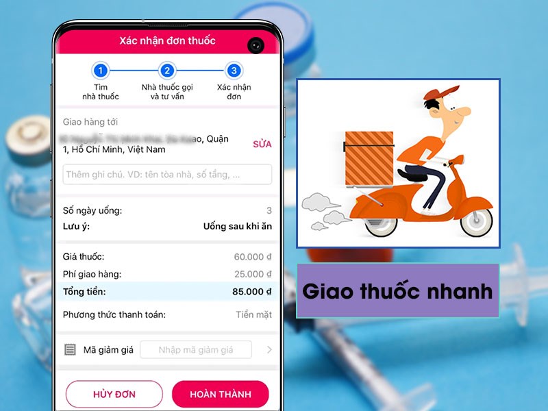 Giao thuốc nhanh