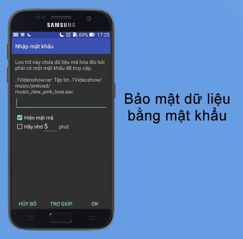 Bảo mật dữ liệu an toàn bằng mật khẩu trên ứng dụng RAR- Trình tạo file nén, giải nén cho Android