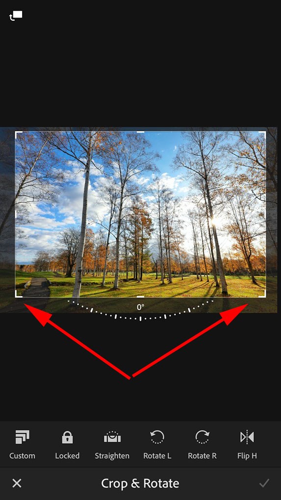 Điều chỉnh k&iacute;ch thước ảnh mong muốn