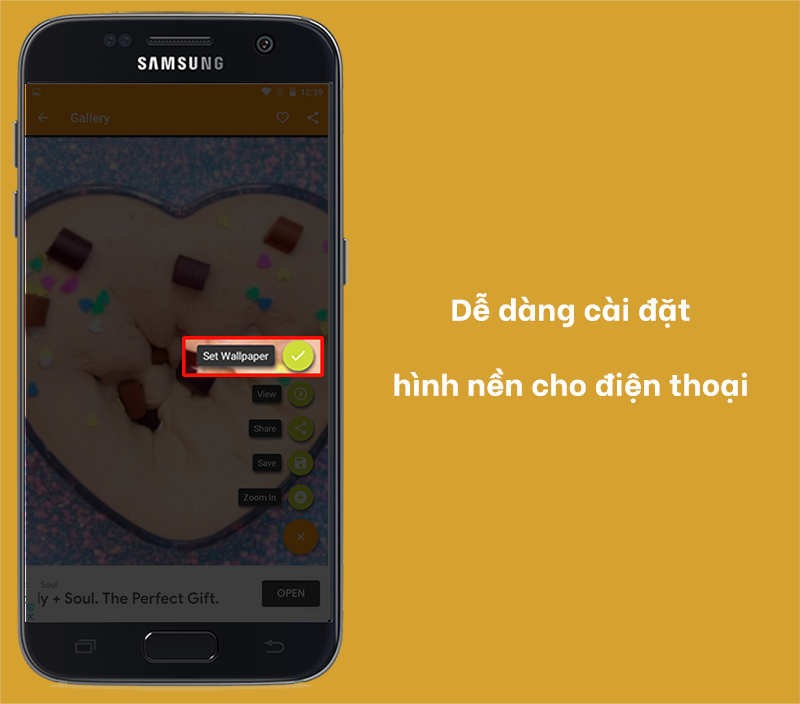 Dễ d&agrave;ng c&agrave;i đặt h&igrave;nh nền tr&ecirc;n điện thoại