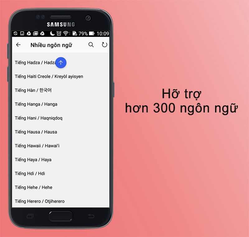 Hỗ trợ hơn 300 ng&ocirc;n ngữ tr&ecirc;n ứng dụng SwiftKey Keyboard