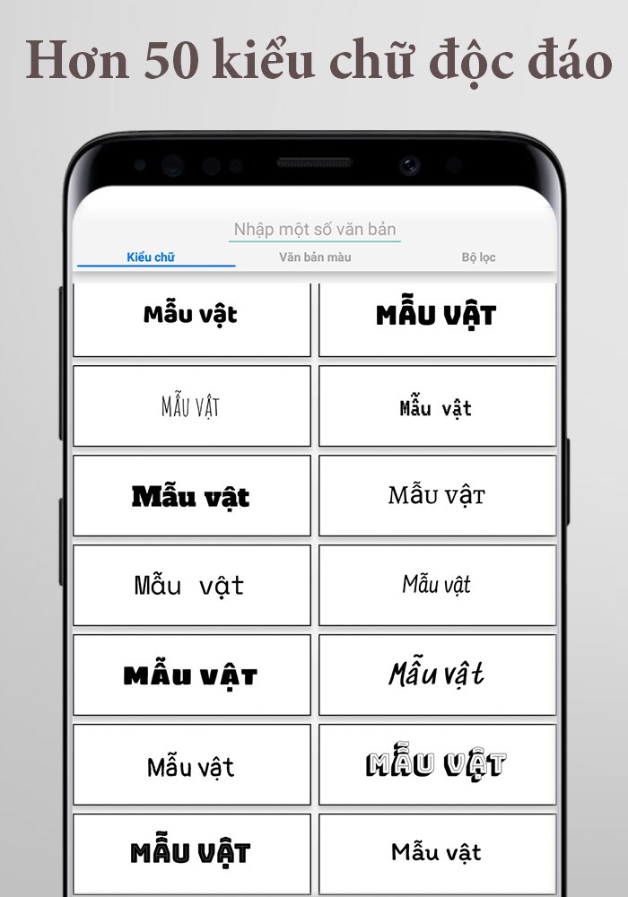 Nhiều phông chữ độc đáo cho bạn
