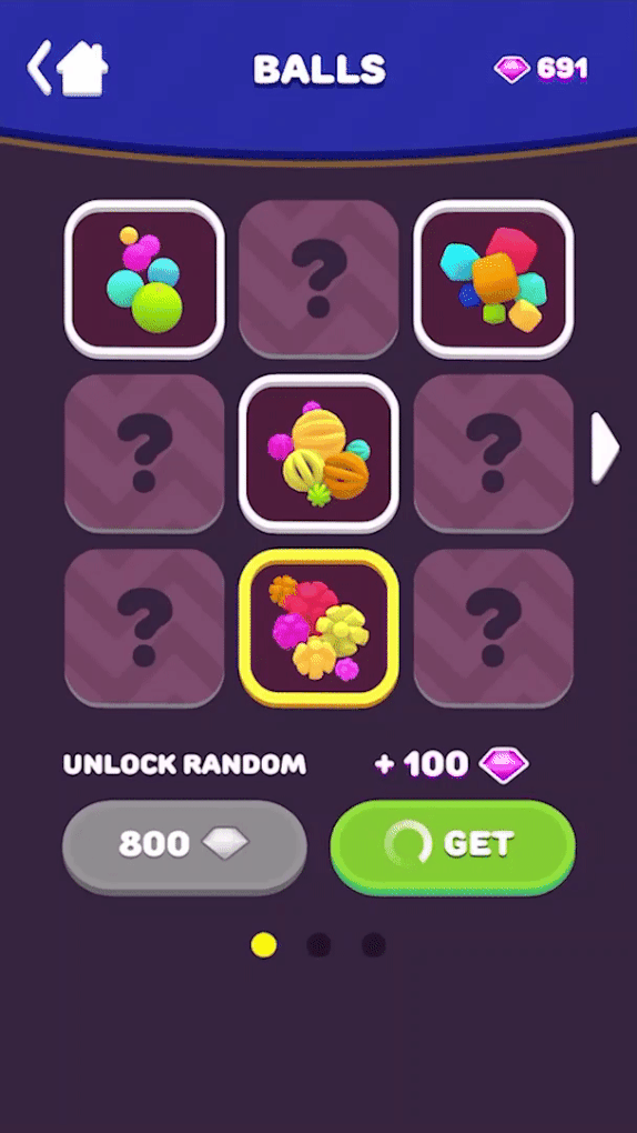 Chơi thật nhiều và mở khóa để nhận bóng