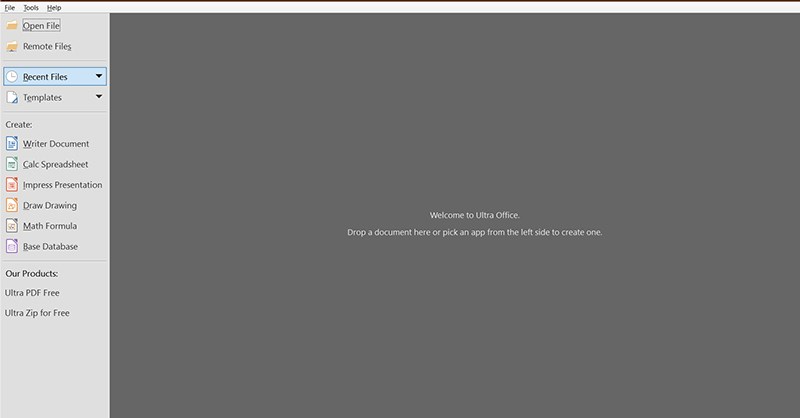 Sau khi tải về bạn sẽ được ứng dụng c&oacute; giao diện sau&nbsp;