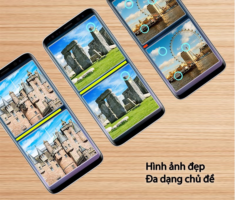 Đồ họa đơn giản, hình ảnh đẹp, đa dạng chủ đề