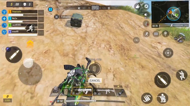 vừa bơm m&aacute;u vừa di chuyển