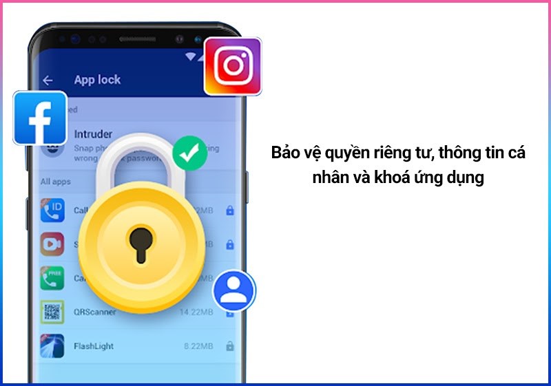 Bảo vệ quyền riêng tư với khóa ứng dụng