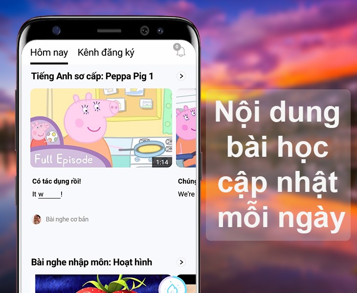 Bài học được cập nhật mỗi ngày