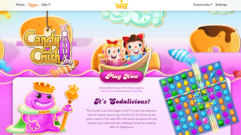 Chơi game Candy Crush Soda Saga trực tuyến