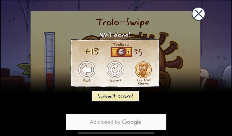 Phần thưởng mini game troll face quest