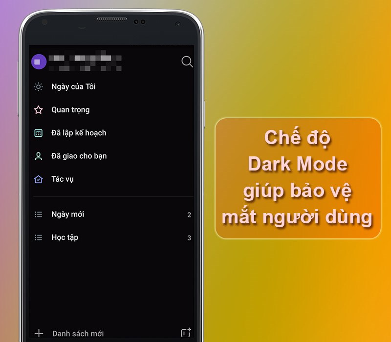 Chế độ Dark Mode