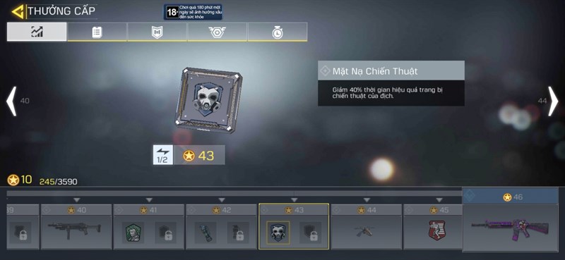 Tactical Mask Perk (Mặt nạ chiến thuật)