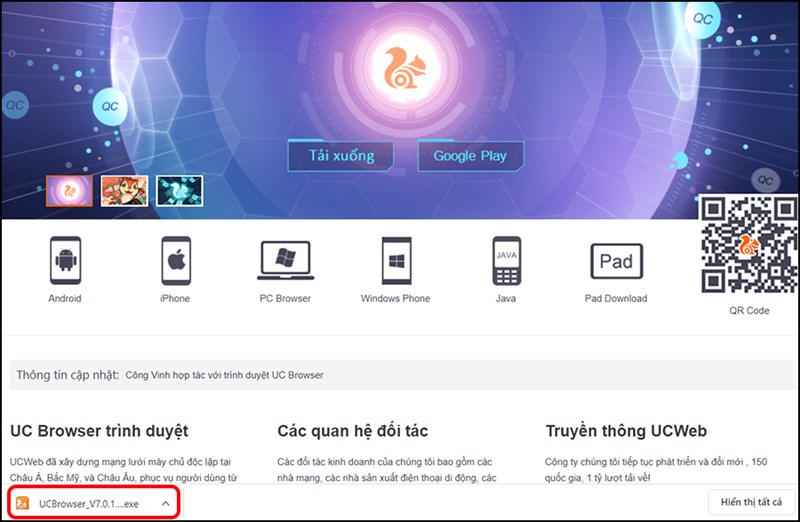Tiến h&agrave;nh c&agrave;i đặt