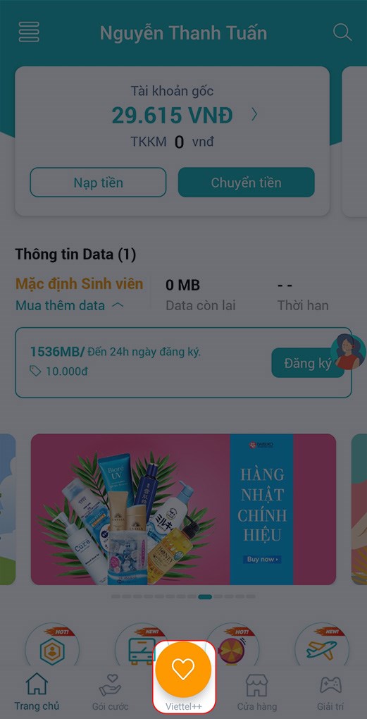 Chọn Viettel ++