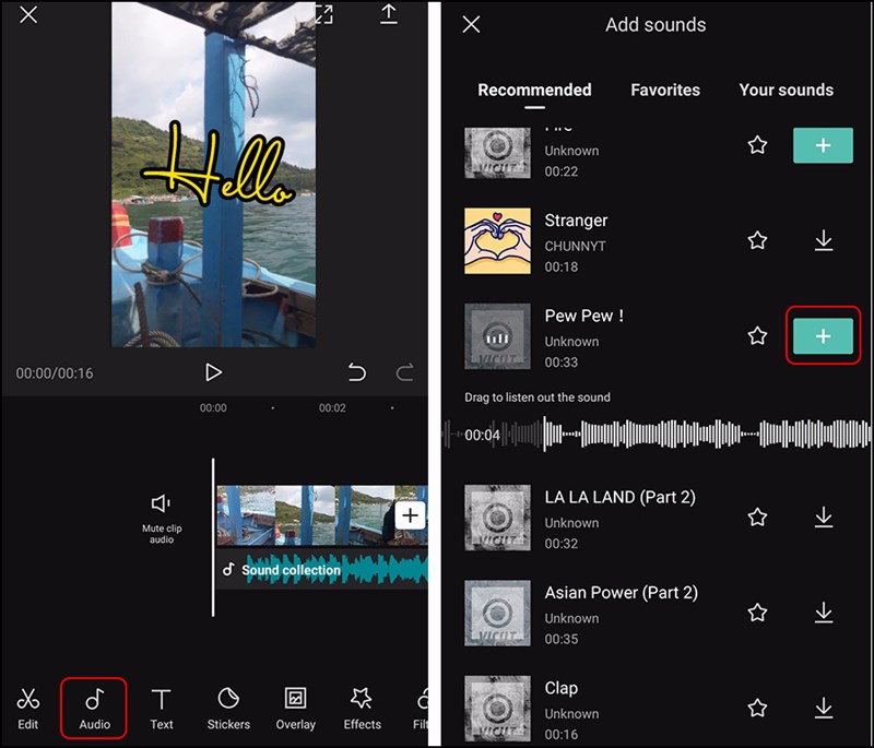 Ch&egrave;n &acirc;m thanh v&agrave;o video