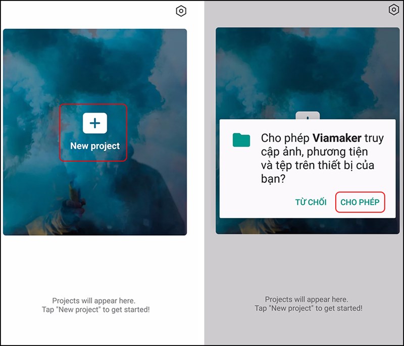 Cấp quyền cho ứng dụng truy cập thiết bị