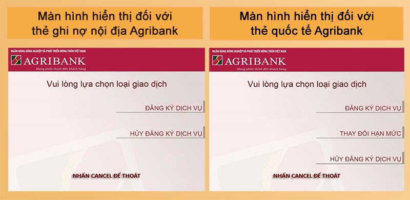 Đăng ký dịch vụ giao dịch Internet tại ATM Agribank
