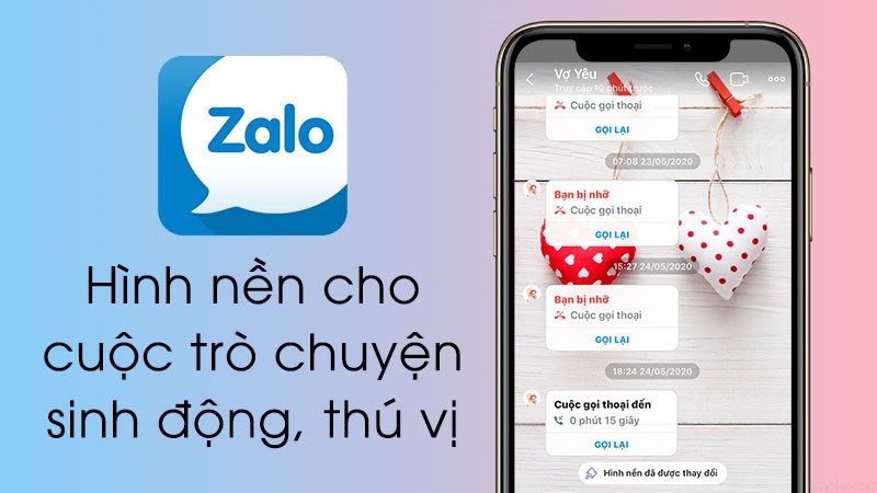 Video Cách thay đổi xóa hình nền tin nhắn Zalo đơn giản nhanh gọn   Thegioididongcom