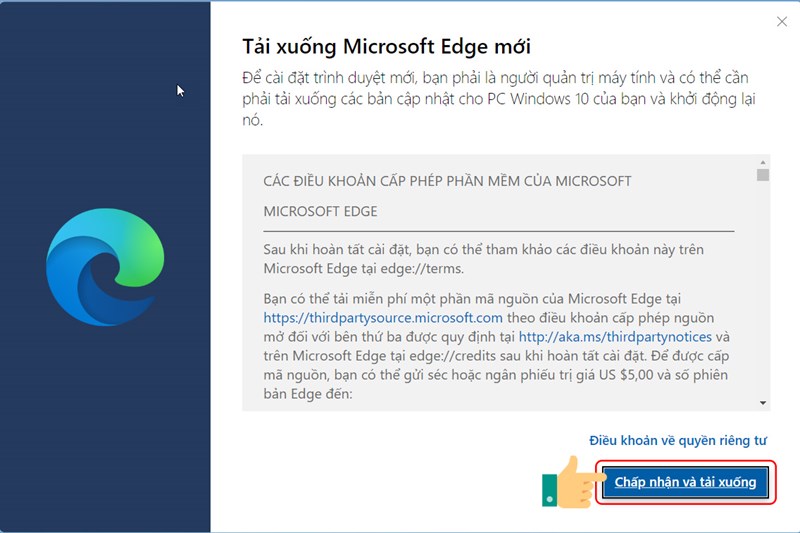  tải tr&igrave;nh duyệt Microsoft Edge