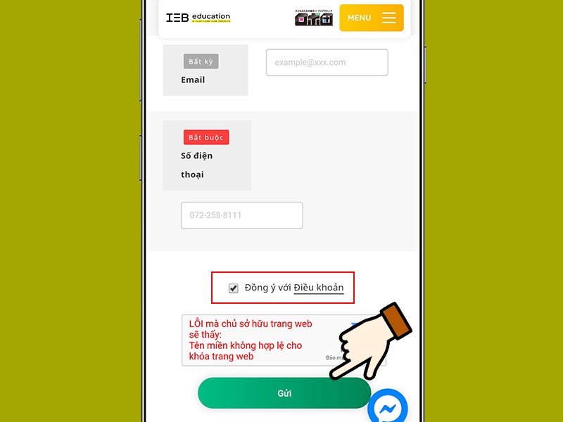 điền th&ocirc;ng tin đăng k&yacute; v&agrave; ghi m&atilde; ưu đ&atilde;i trong phần th&ocirc;ng tin đăng k&yacute;