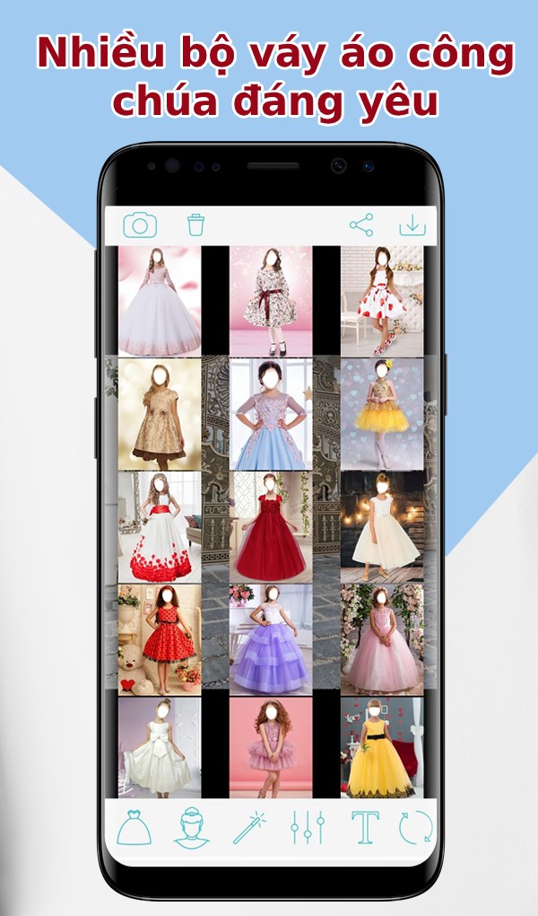 Nhiều bộ v&aacute;y &aacute;o c&ocirc;ng ch&uacute;a được c&aacute;c b&eacute; g&aacute;i y&ecirc;u th&iacute;ch