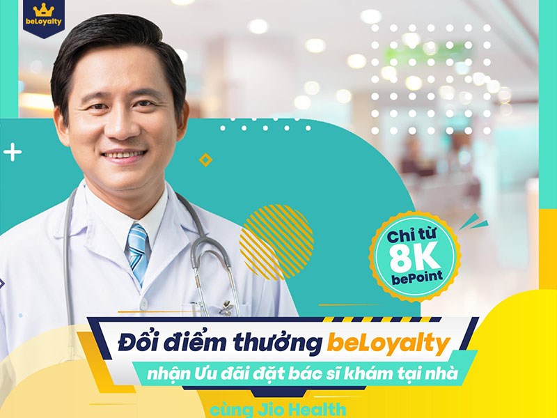 Đặt b&aacute;c sĩ kh&aacute;m tại nh&agrave; ưu đ&atilde;i đến 750.000Đ c&ugrave;ng Jio Health