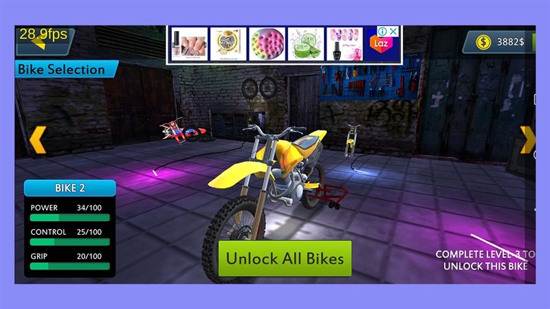 Cách chơi của Stunt Bike Racing Tricks 2- Thủ thuật đua xe đạp đóng thế 2