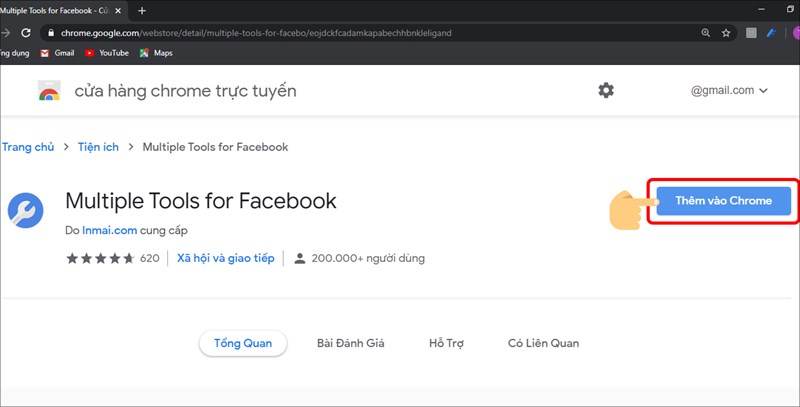Tải v&agrave; c&agrave;i đặt Multiple Tools For Facebook